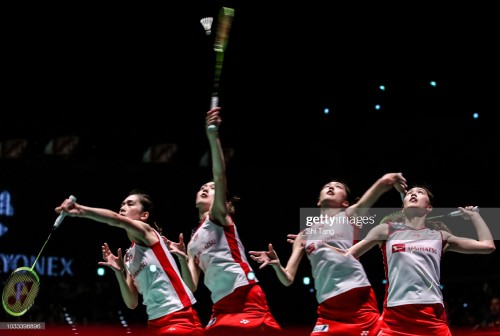 CHOFU, JAPAN - SEPTEMBER 15:  Aya Ohori of Japan competes in the Women's Singles semi finals against